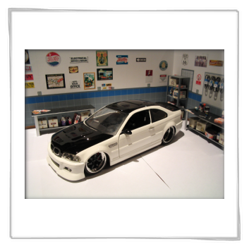 Diecast model cars Bmw M3 E46 1/18 Kyosho tuning E46 drift